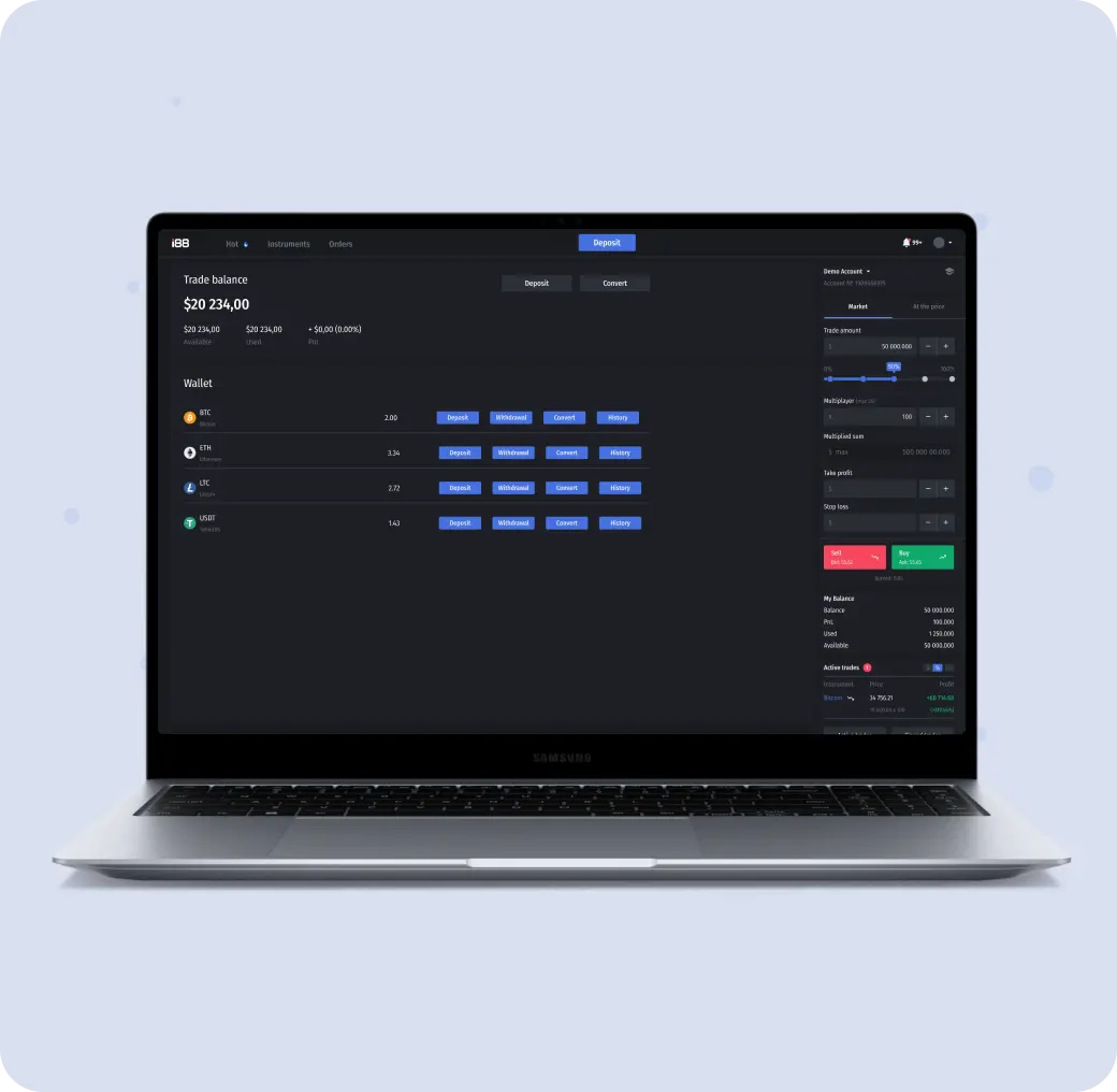 Trading Platform i88 feature 3