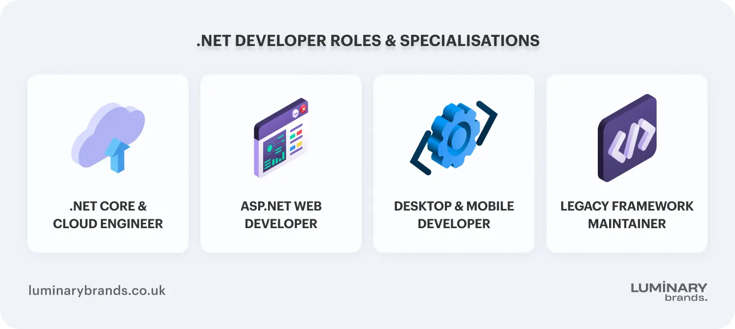who is a net developer roles specialisation