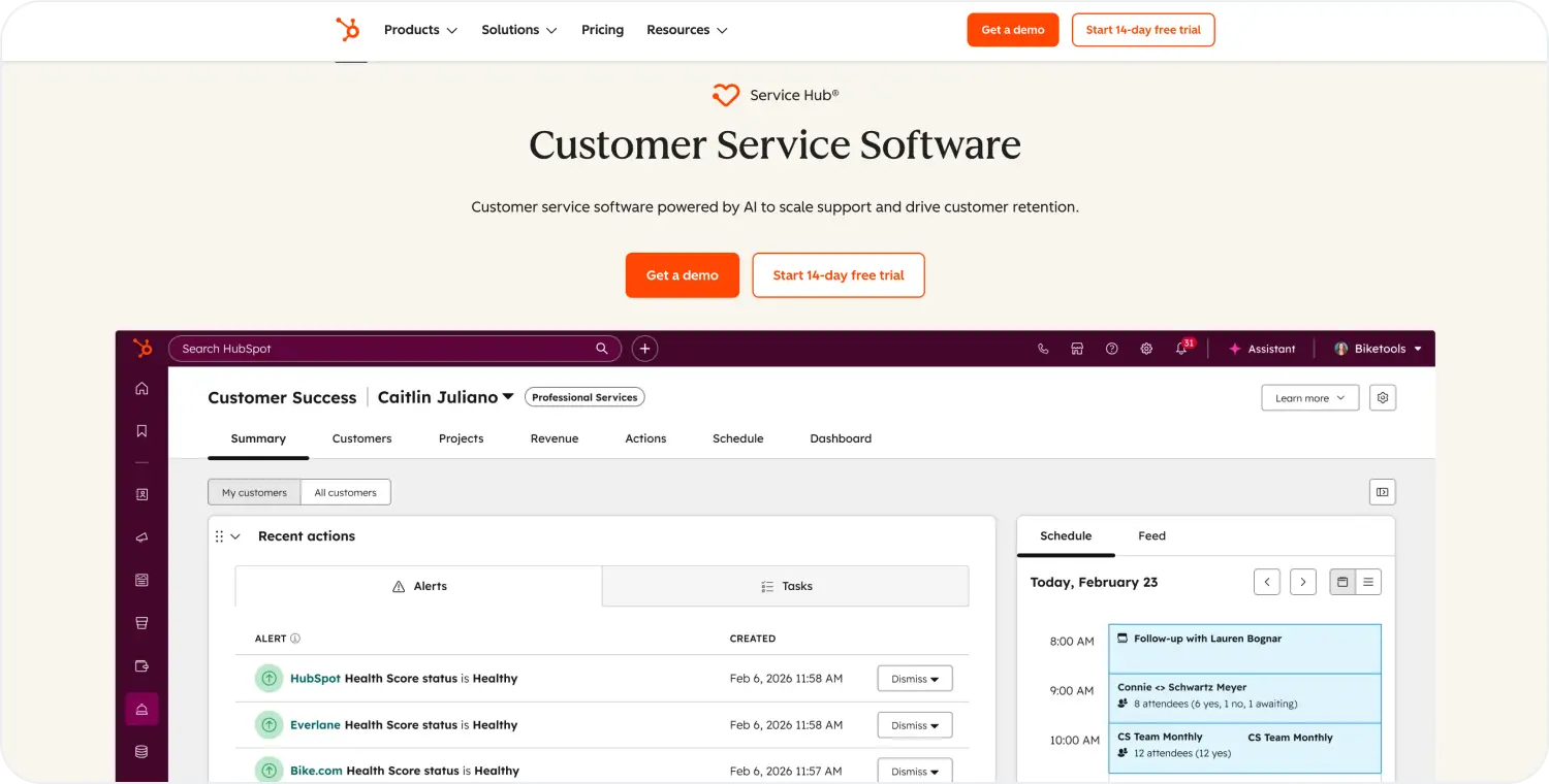 hubspot service hub