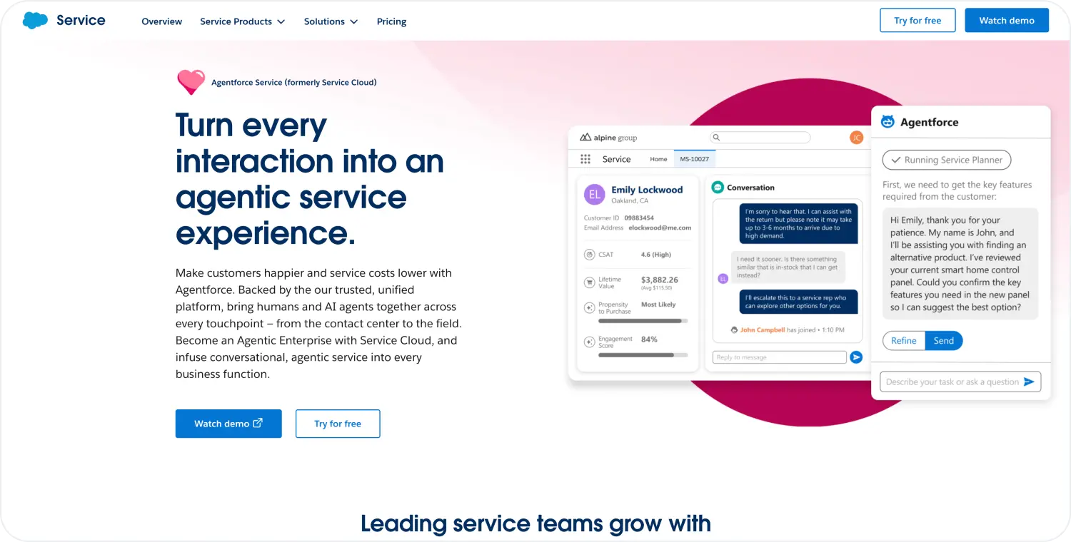 salesforce service cloud