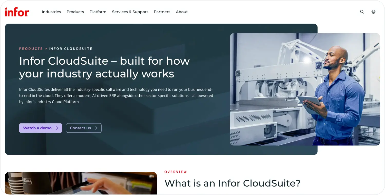 infor cloudsuite